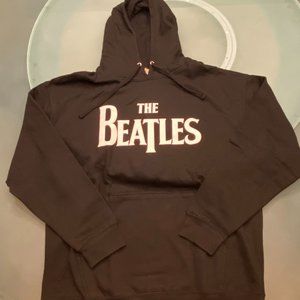 The Beatles Men's Hoodie/Sweater,Black,Size XL